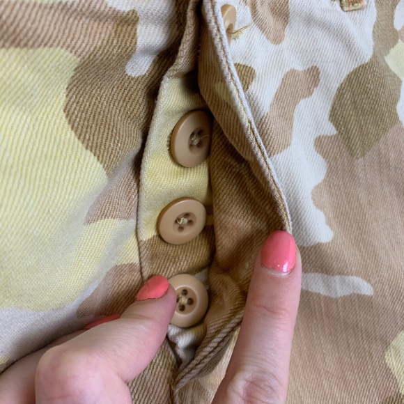 Free People Commander Light Camo Cutoff Shorts - Picture 7 of 8